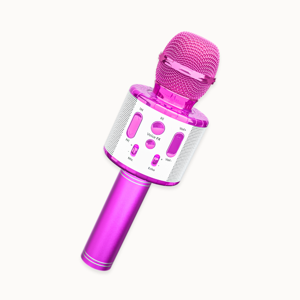 Kids Karaoke Microphone Pink