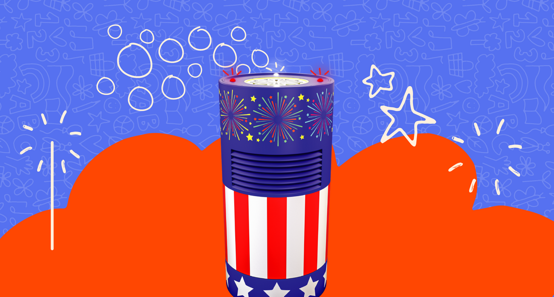 Red, White, Blue, and Bubbly! Introducing the USA Bubble Machine