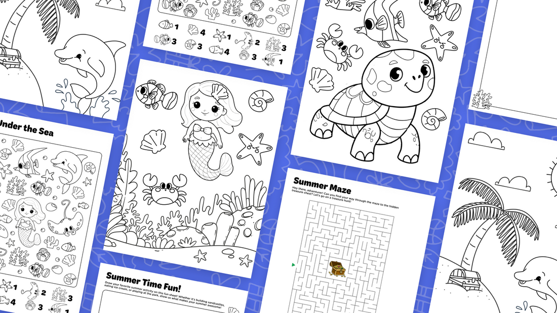 Summer Fun: Free Printable Activities for Kids!