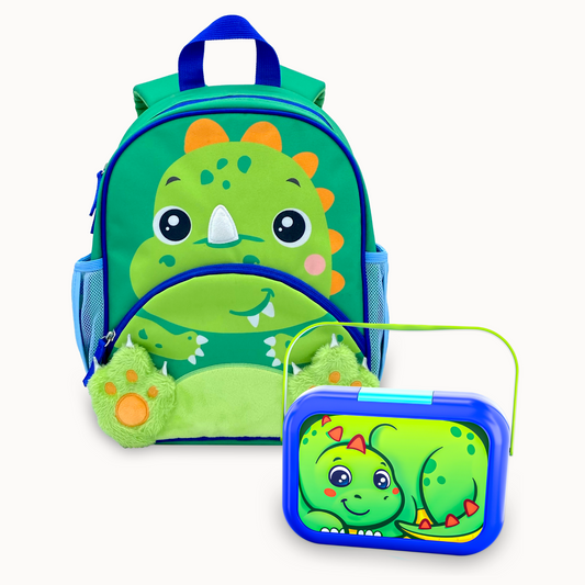 Dinosaur Backpack & Bento Box Bundle