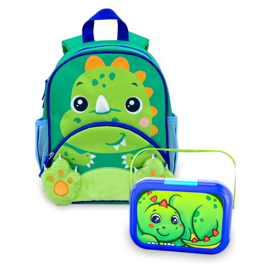 Dinosaur Backpack & Bento Box Bundle