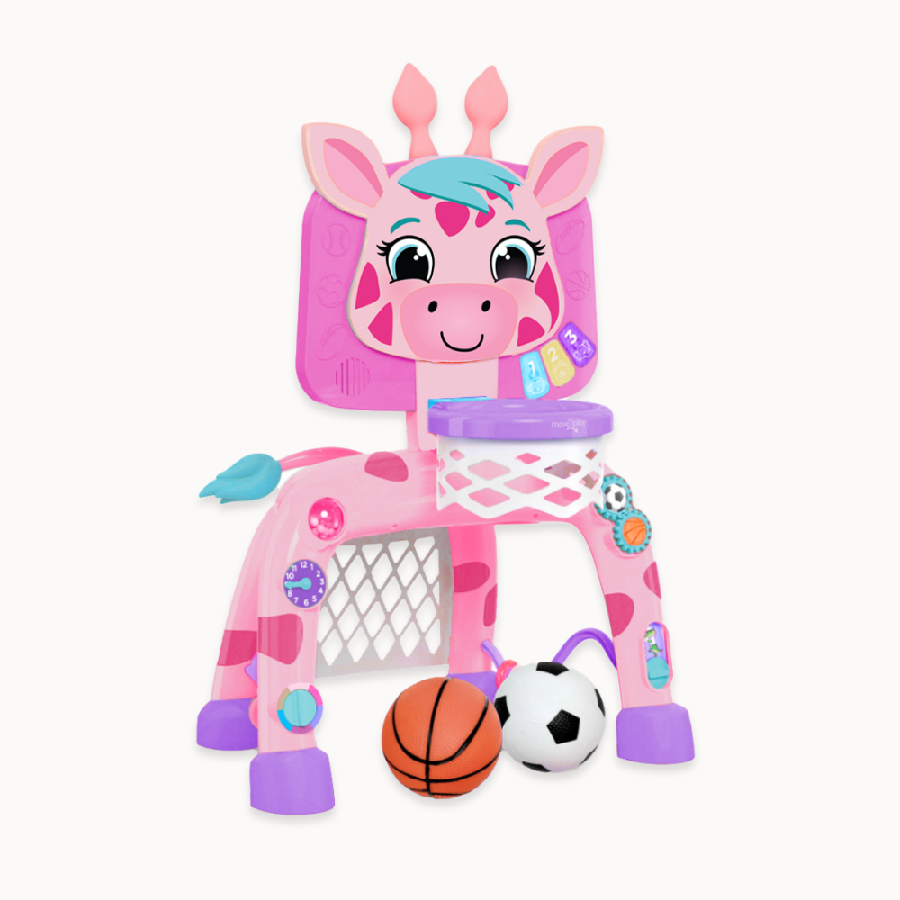 Giraffe Play & Score Activity Center - Pink