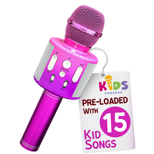 Kids Karaoke Microphone - Pink/Purple
