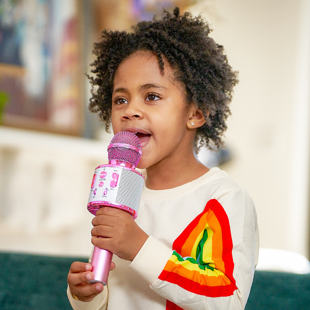 Kids Karaoke Microphone - Pink