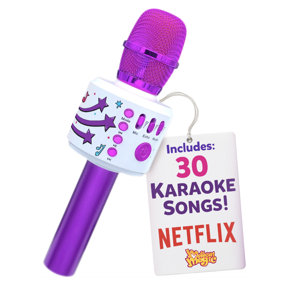 Motown Magic Karaoke Microphone - Purple