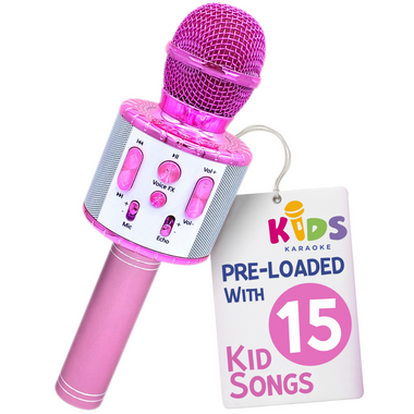 Kids Karaoke Microphone - Pink