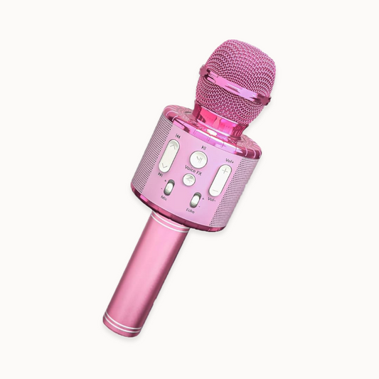 Kids Karaoke Microphone - All Pink