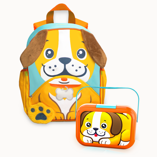 Puppy Backpack & Bento Box Bundle