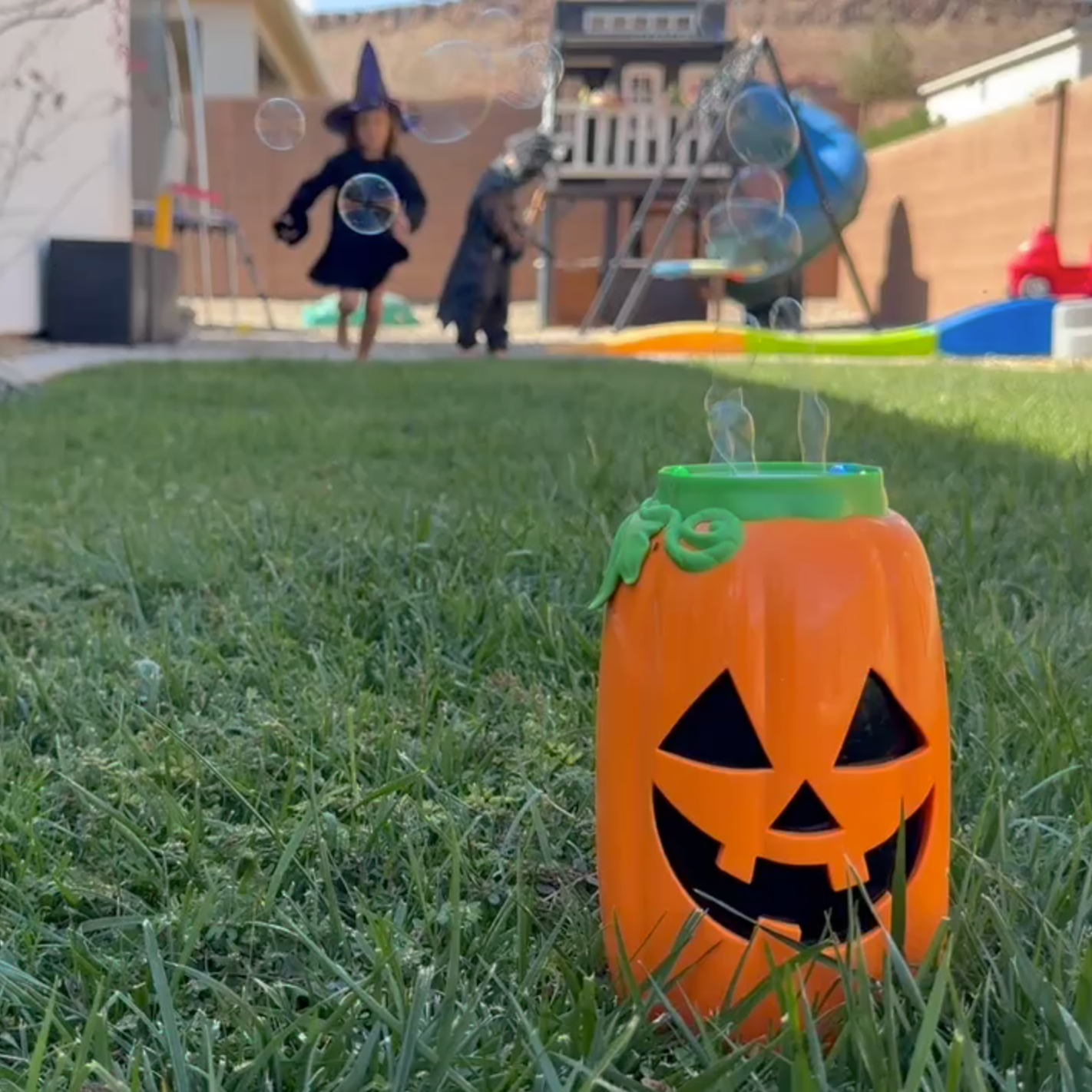 Halloween Bubble Machine