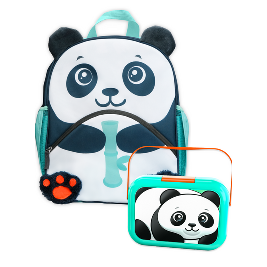 Panda Backpack & Bento Box Bundle