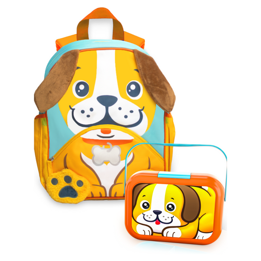 Puppy Backpack & Bento Box Bundle